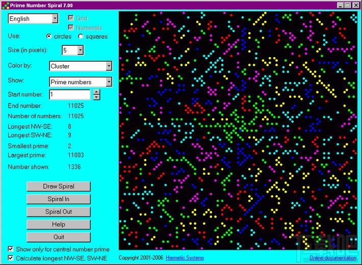 Prime Number Spiral 8.45d,Prime Number Spiral 8.45d下载,Prime Number Spiral 8.45d官