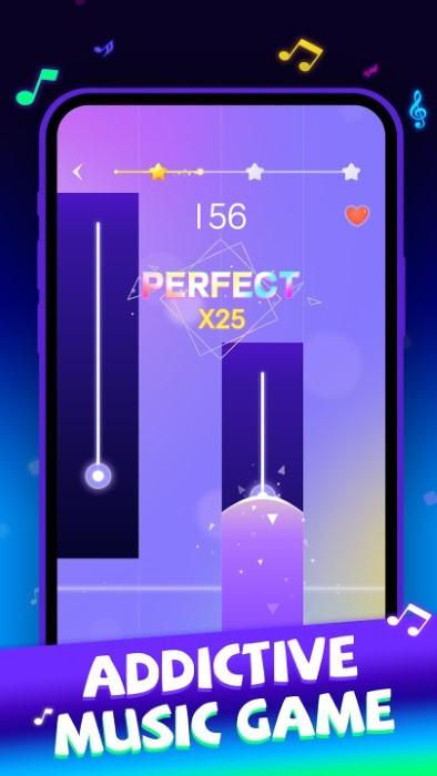 魔法钢琴瓷砖游戏(magic piano tiles)下载,魔法钢琴瓷砖,节奏游戏,点击游戏