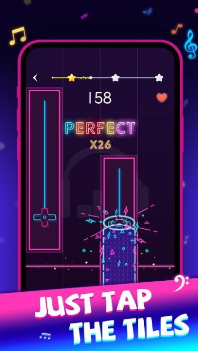 魔法钢琴瓷砖游戏(magic piano tiles)下载,魔法钢琴瓷砖,节奏游戏,点击游戏