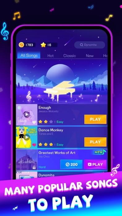 魔法钢琴瓷砖游戏(magic piano tiles)下载,魔法钢琴瓷砖,节奏游戏,点击游戏